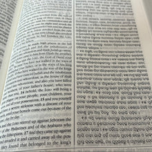 Load image into Gallery viewer, Bilingual Holy Bible, English and Odia (OV) re-edited  Diglot Royal PU Black Leather
