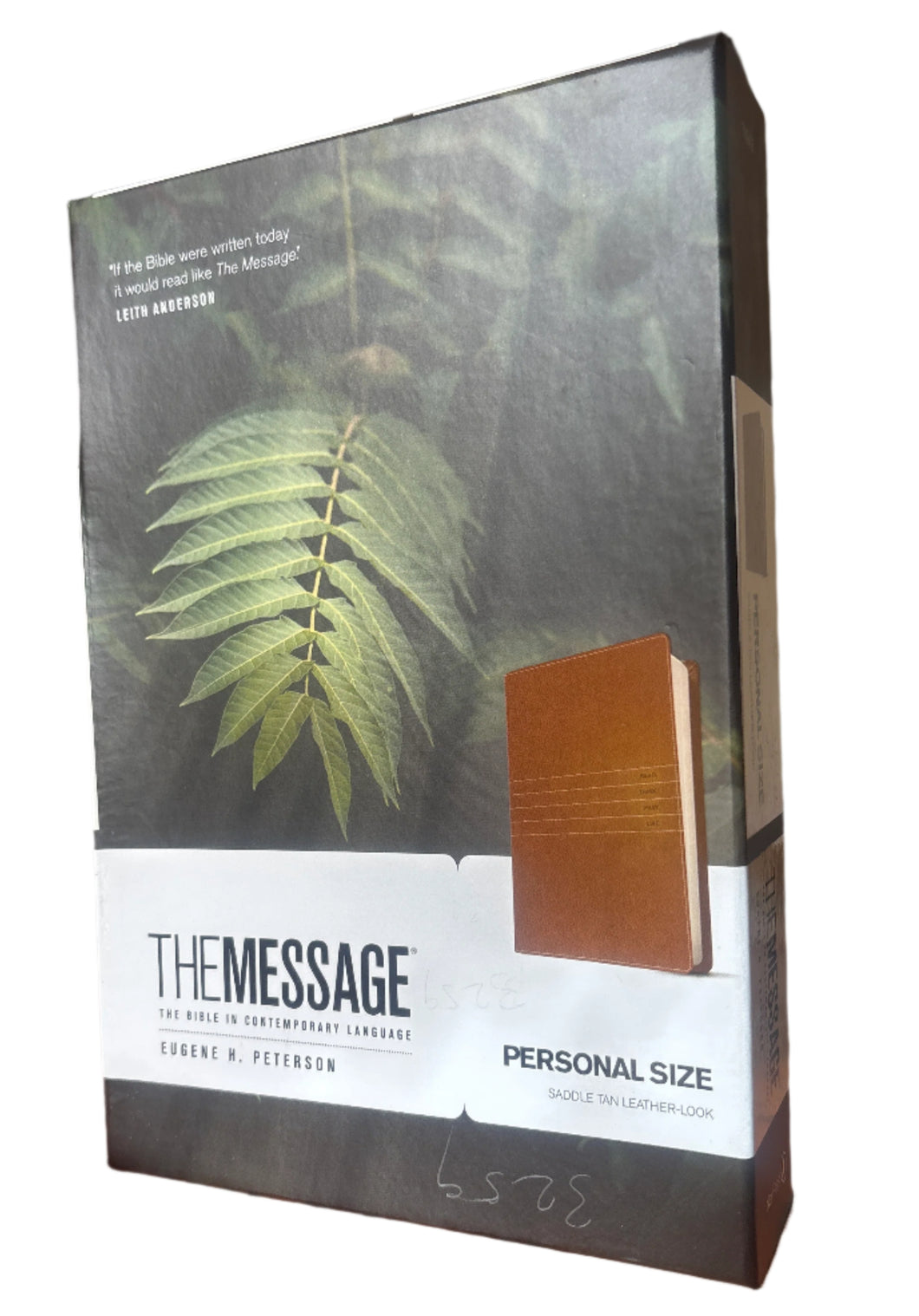 The Message Bible: With Topical Concordance, The Bible in Contemporary Language, Personal Size, Saddle Tan, Numbered Edition Imitation Leather