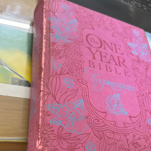 Clearance sale 2024! NLT, One Year Bible Creative Expressions, Deluxe Hardcover