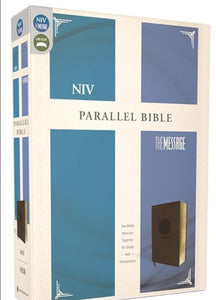 NIV, the Message, Parallel Bible, Leathersoft, Brown: Two Bible Versions Together for Study and Comparison Imitation Leather – Import,