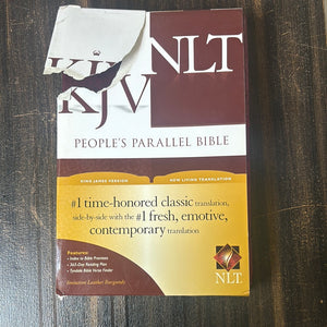 Clearance sale 2024! KJV/NLT Bible People's Parallel Edition – Import,