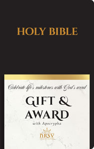 Holy Bible: New Revised Standard Version, Black, Imitation Leather, Gift & Award Bible with Apocrypha Imitation Leather