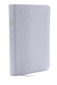 KJV Brides Bible Leather soft White Imitation Leather.