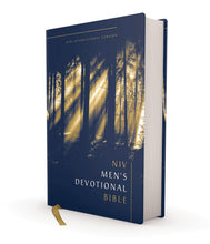 Load image into Gallery viewer, NIV, Men&#39;s Devotional Bible, Hardcover, Comfort Print Hardcover
