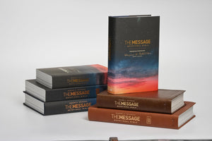 The Message Devotional Bible, Brown Cross Imitation Leather