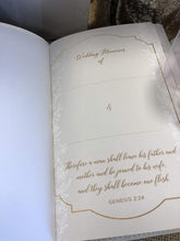 Load image into Gallery viewer, KJV Brides Bible Leather soft White Imitation Leather.
