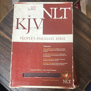 Clearance sale 2024! KJV/NLT Bible People's Parallel Edition – Import,