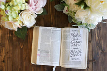 Load image into Gallery viewer, KJV Brides Bible Leather soft White Imitation Leather.
