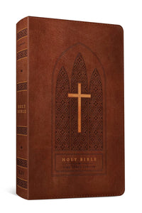 KJV Thinline Reference Bible, Filament Edition, Brown: King James Version, Reverent Cross Dark Brown, Leatherlike, Thinline Reference Bible, Filament Enabled Edition, Red Letter Imitation Leather