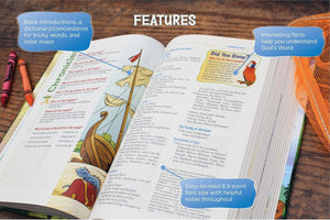 NIV Adventure Bible Hardcover for kids Full colored interior.