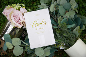 KJV Brides Bible Leather soft White Imitation Leather.