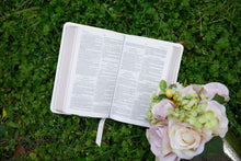 Load image into Gallery viewer, KJV Brides Bible Leather soft White Imitation Leather.
