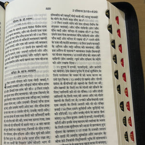 Hindi Holy Bible Missionary edition Zip, Leather Look, Amity Indexed.