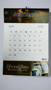 2025 Asha Books Christian Calendar – Beautifully Designed with Bible Verses & Indian Holidays