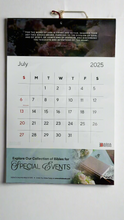 Load image into Gallery viewer, 2025 Asha Books Christian Calendar – Beautifully Designed with Bible Verses &amp; Indian Holidays
