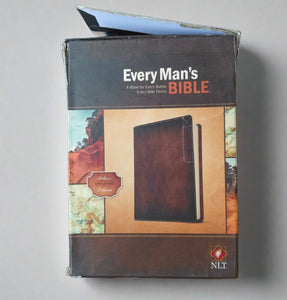 Clearance sale 2024! Every Man's Bible-NLT Deluxe Explorer Imitation Leather