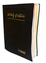 Load image into Gallery viewer, Telugu Holy Bible – Senior Citizen Edition with PL Gilt Yapp Binding
