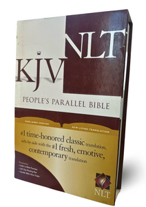 People's Parallel Bible: KJV/NLT Hardcover. king james version and new living translation.