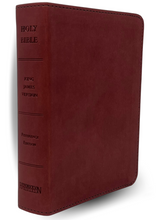 Load image into Gallery viewer, KJV Compact Reference Bible Imitation Leather Burgundy – Import,
