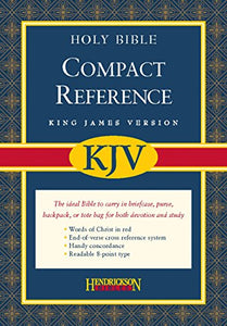 KJV Large Print Compact Reference, Burgundy